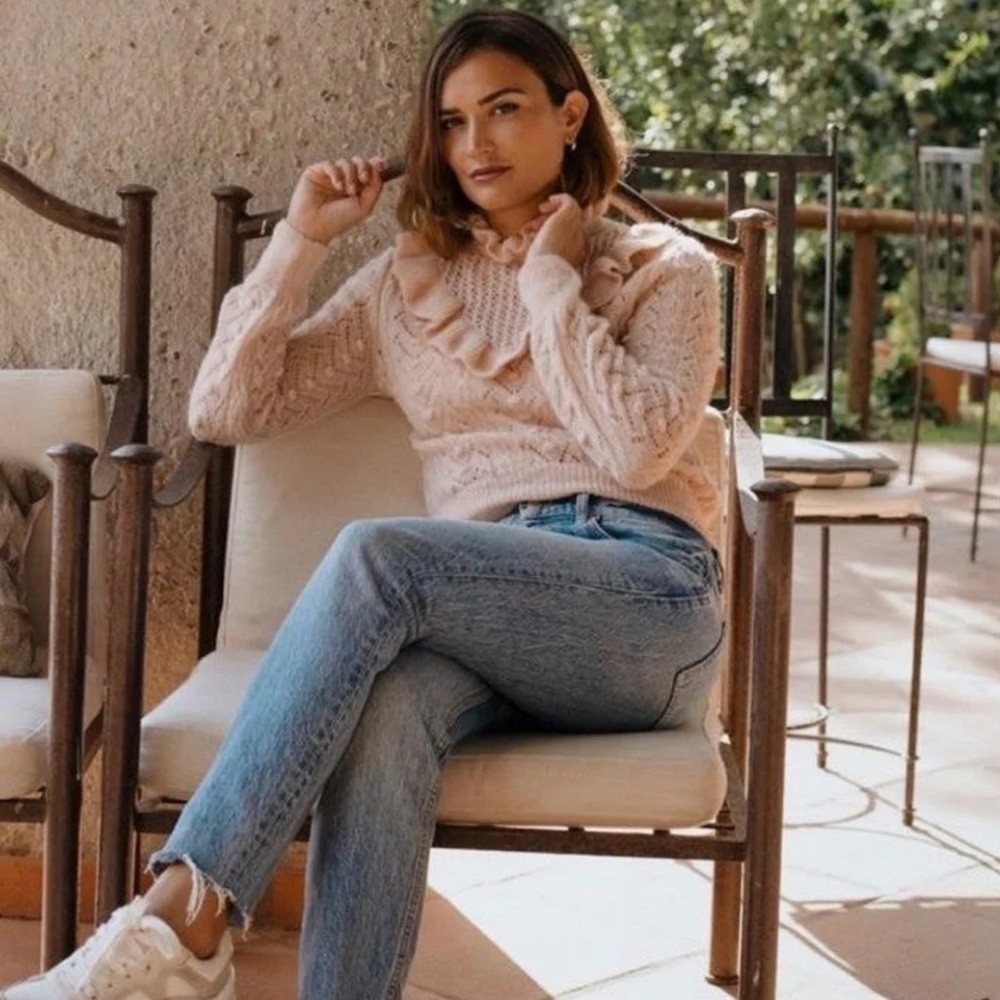 Zara ruffled sweater